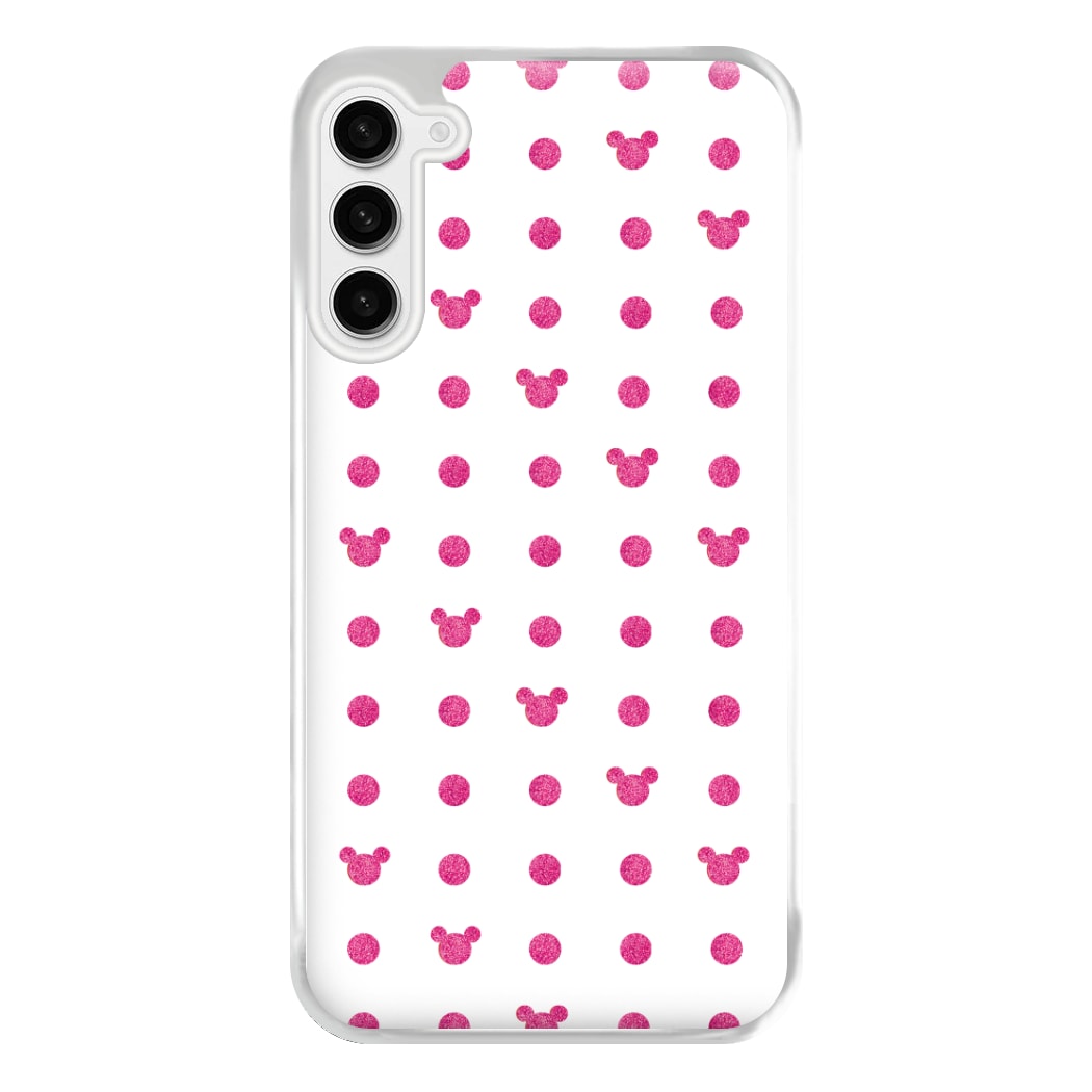 Mickey Polkadot White Fairytale Phone Case for Galaxy S23FE