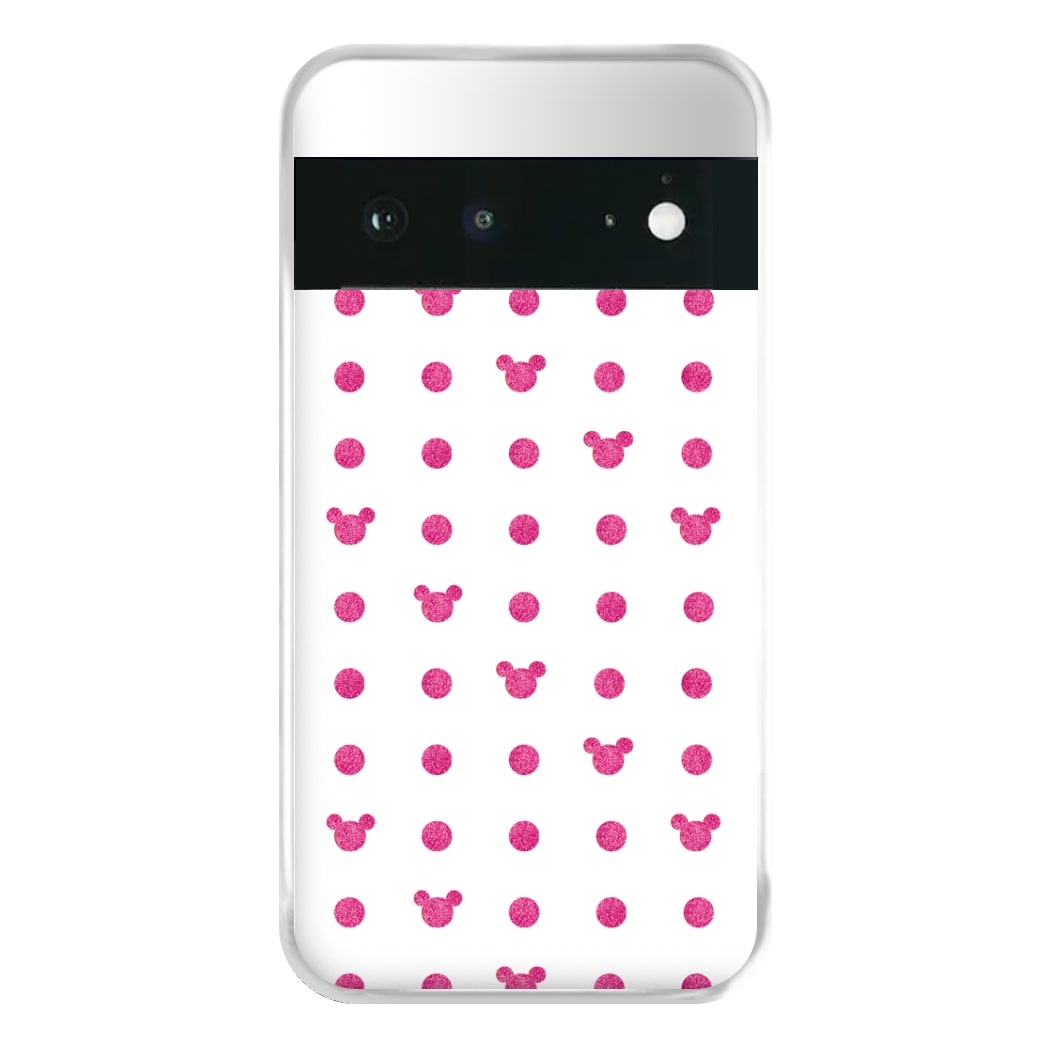 Mickey Polkadot White Fairytale Phone Case for Google Pixel 6a