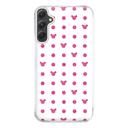 Mickey Polkadot White Fairytale Phone Case for Galaxy A54