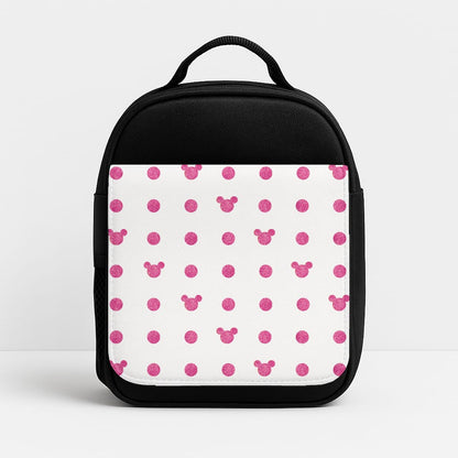 Mickey Polkadot White Fairytale Insulated Lunchbox