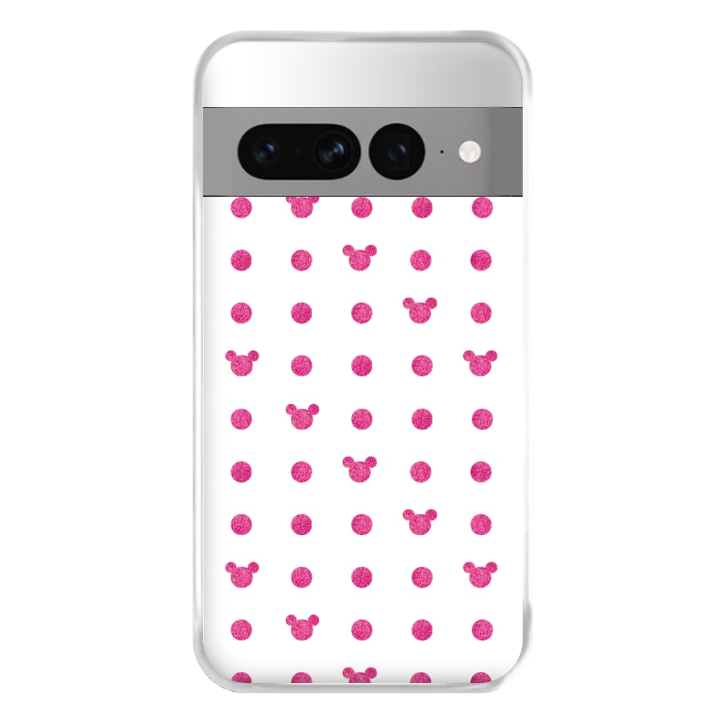 Mickey Polkadot White Fairytale Phone Case for Google Pixel 7 Pro