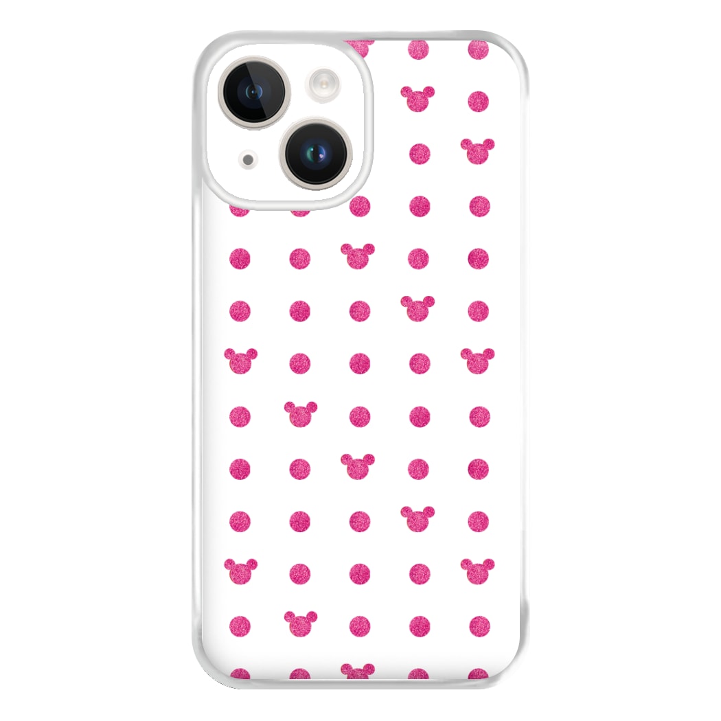 Mickey Polkadot White Fairytale Phone Case for iPhone 14