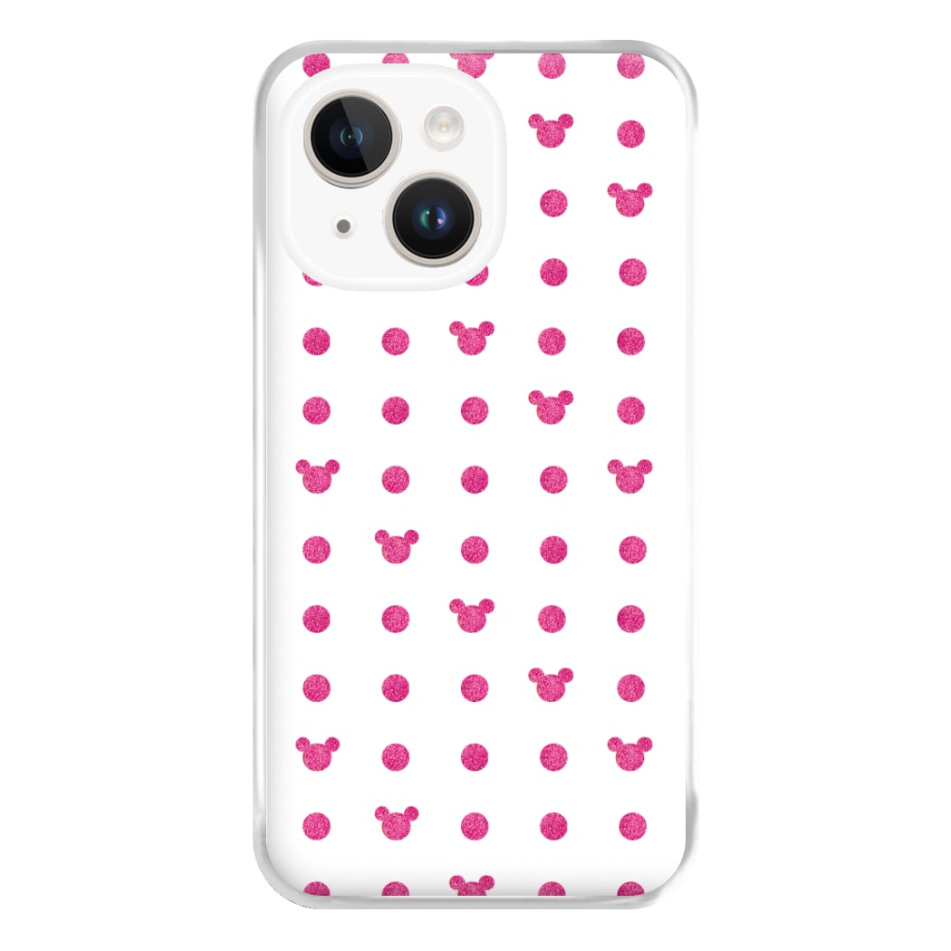 Mickey Polkadot White Fairytale Phone Case for iPhone 14 Plus