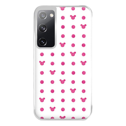 Mickey Polkadot White Fairytale Phone Case for Galaxy S20