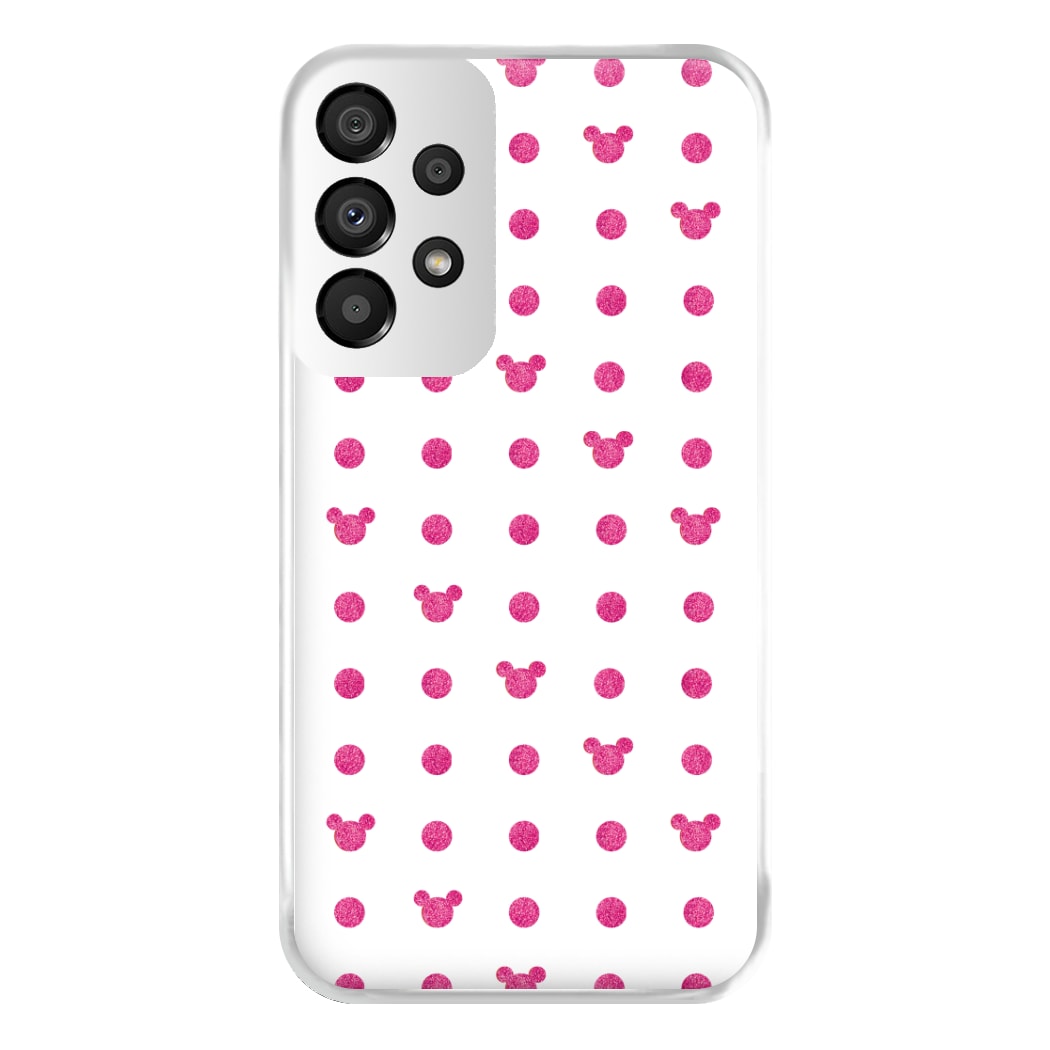 Mickey Polkadot White Fairytale Phone Case for Galaxy A33