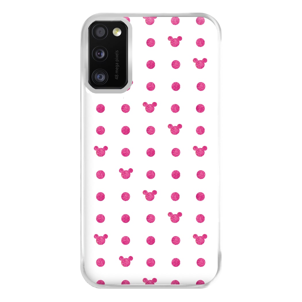 Mickey Polkadot White Fairytale Phone Case for Galaxy A41