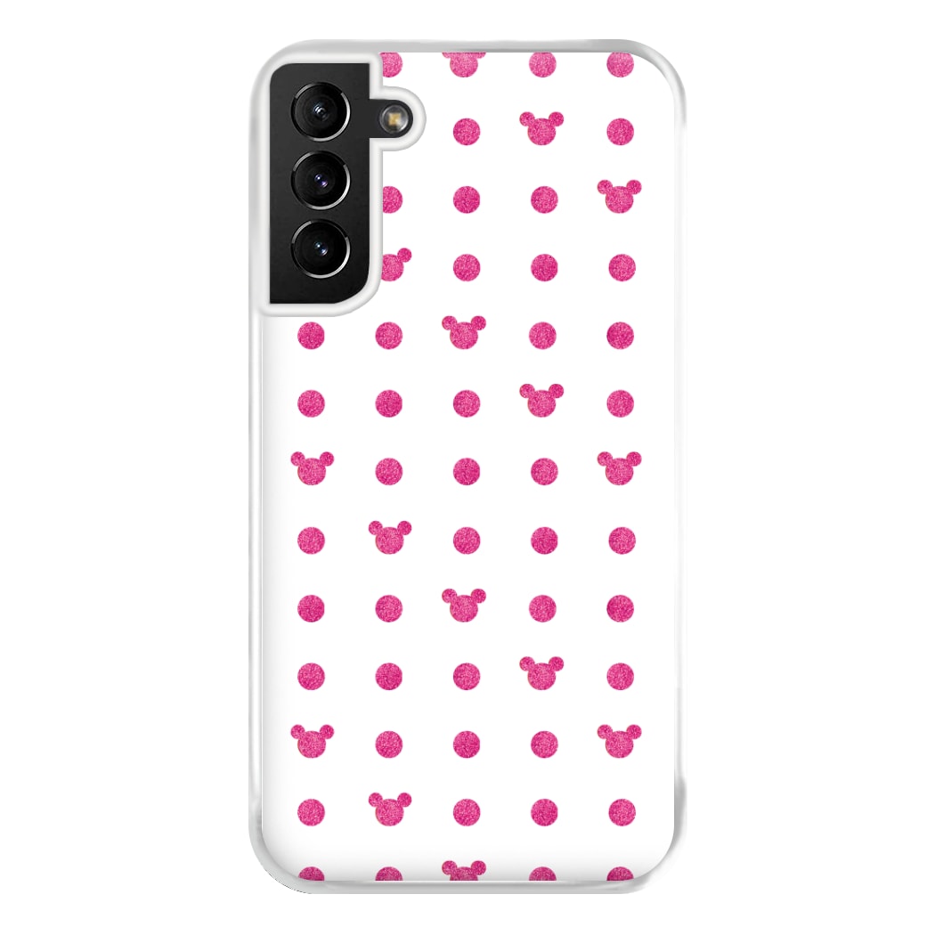 Mickey Polkadot White Fairytale Phone Case for Galaxy S21 Plus