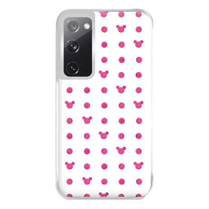 Mickey Polkadot White Fairytale Phone Case for Galaxy S20FE