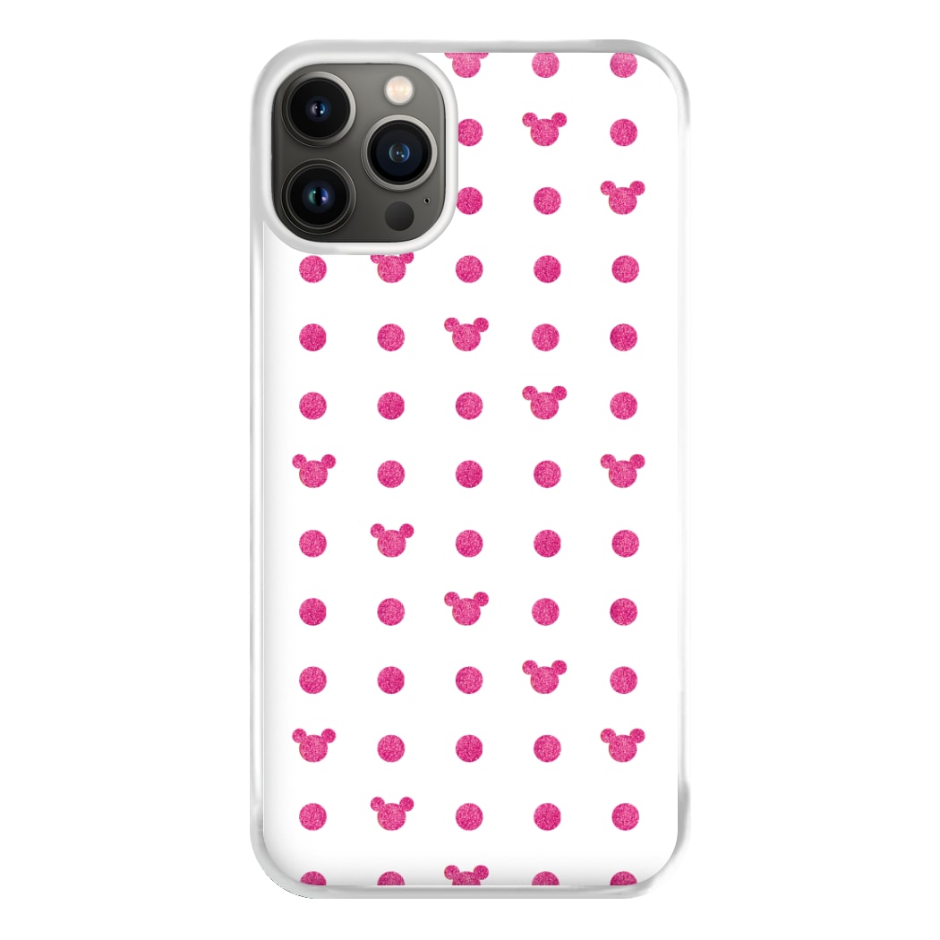 Mickey Polkadot White Fairytale Phone Case for iPhone 13