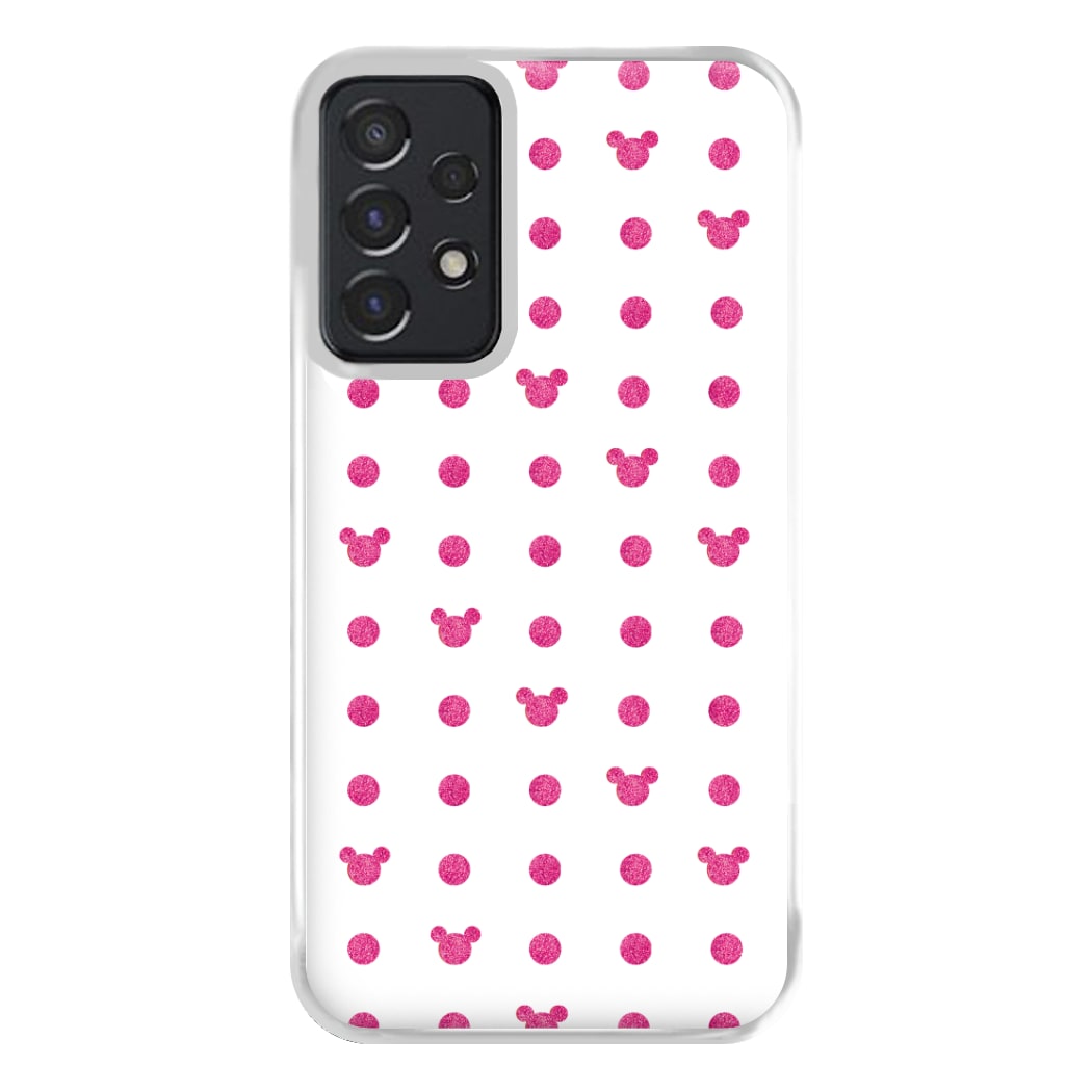 Mickey Polkadot White Fairytale Phone Case for Galaxy A52 / A52s