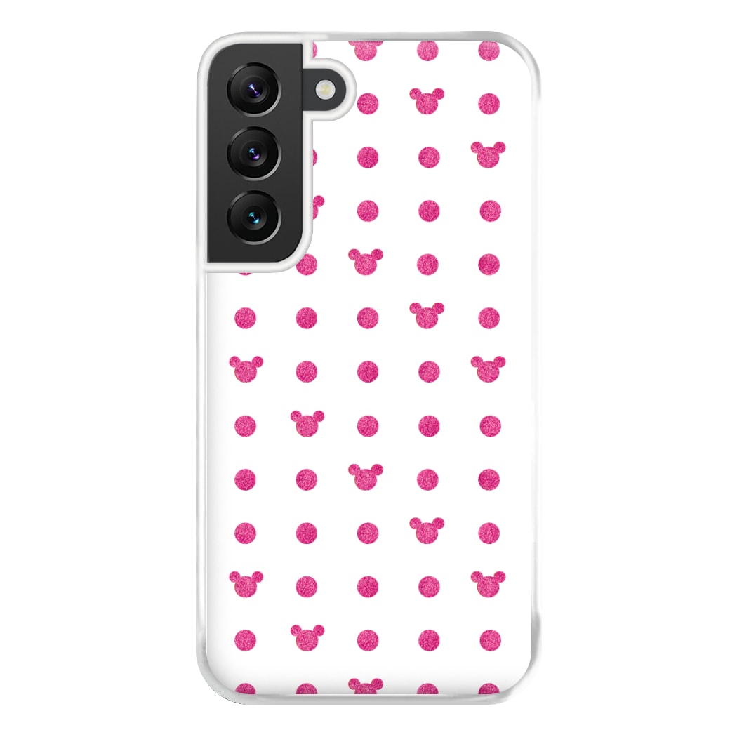 Mickey Polkadot White Fairytale Phone Case for Galaxy S22 Plus