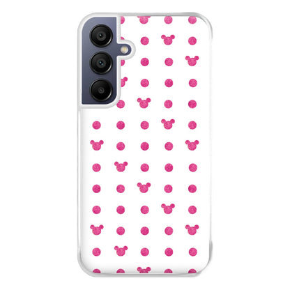 Mickey Polkadot White Fairytale Phone Case for Galaxy A16