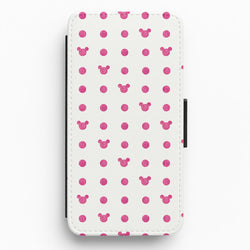 Mickey Polkadot White Fairytale Flip / Wallet Phone Case