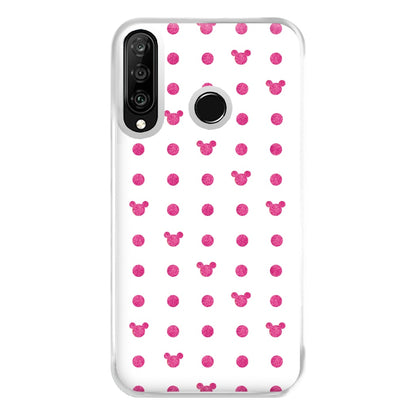 Mickey Polkadot White Fairytale Phone Case for Huawei P30 Lite