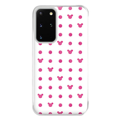 Mickey Polkadot White Fairytale Phone Case for Galaxy S20 Plus