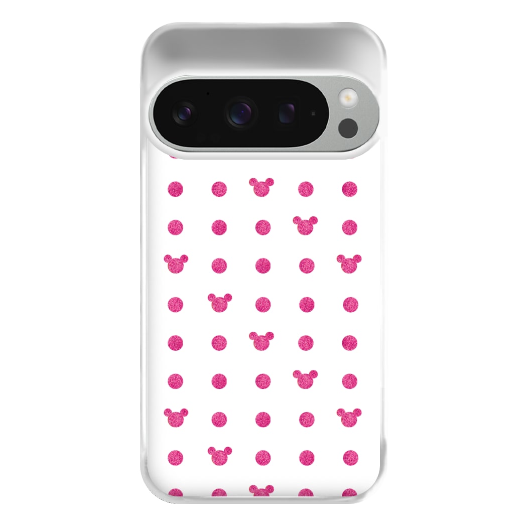 Mickey Polkadot White Fairytale Phone Case for Google Pixel 9 Pro XL