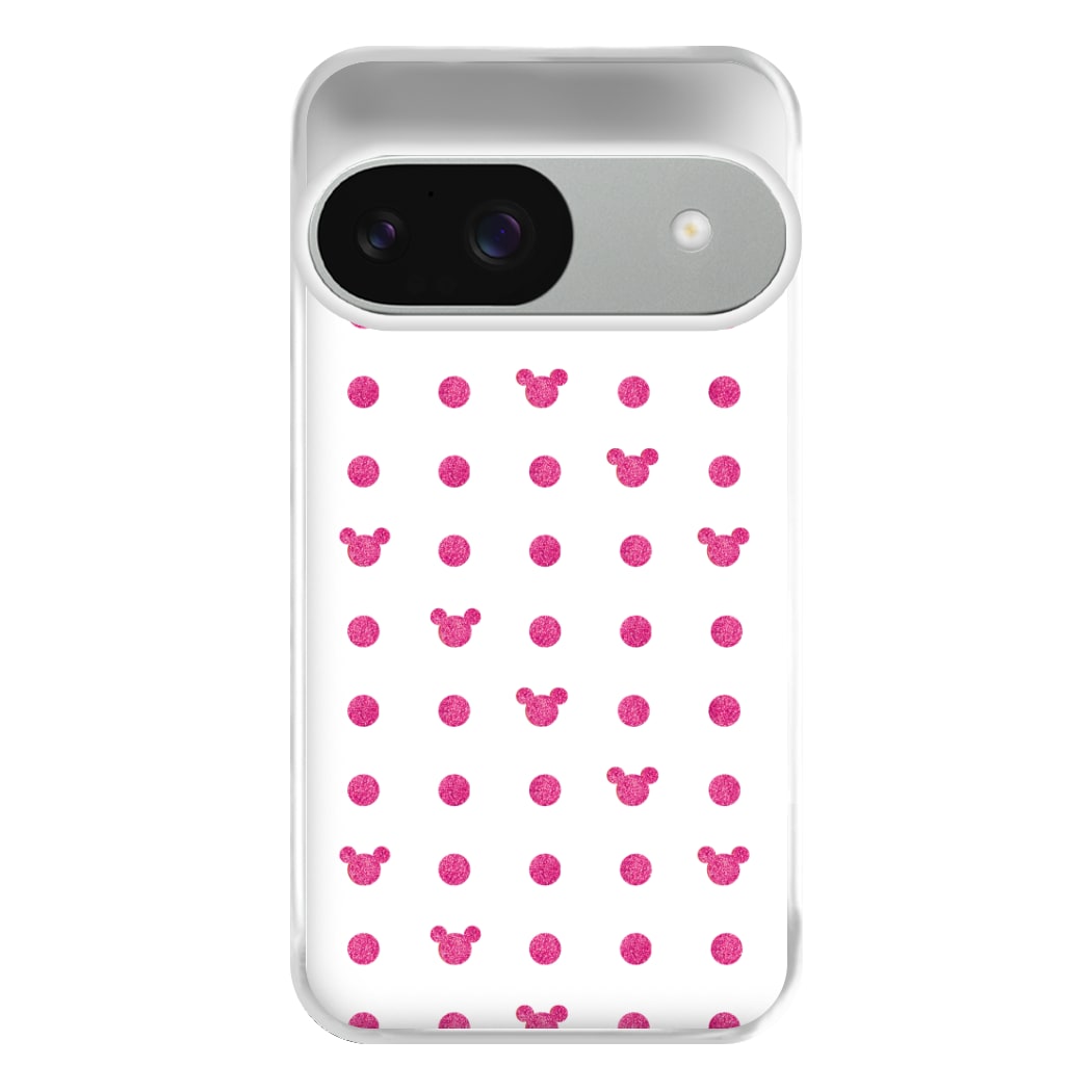 Mickey Polkadot White Fairytale Phone Case for Google Pixel 9 / 9 Pro