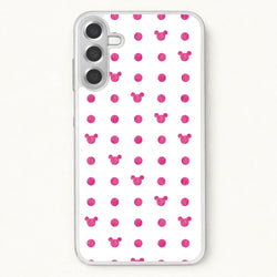 Mickey Polkadot White Fairytale Phone Case for Galaxy A57