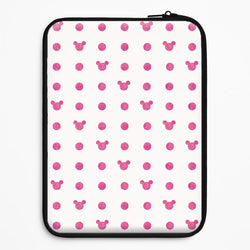 Mickey Polkadot White Fairytale Universal Laptop Sleeve