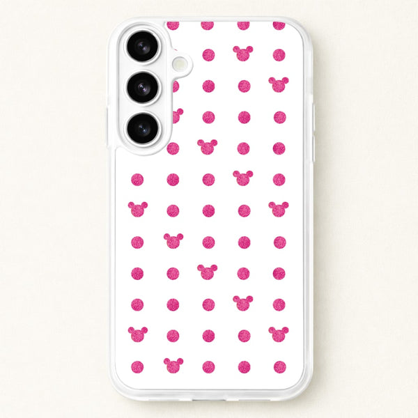 Mickey Polkadot White Fairytale Phone Case for Galaxy S26