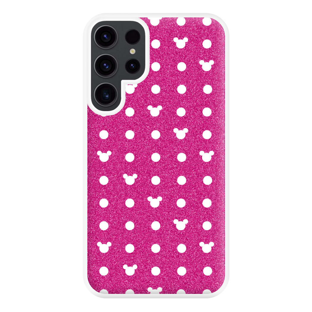 Mickey Polkadot Pink Fairytale Phone Case for Galaxy S23 Ultra