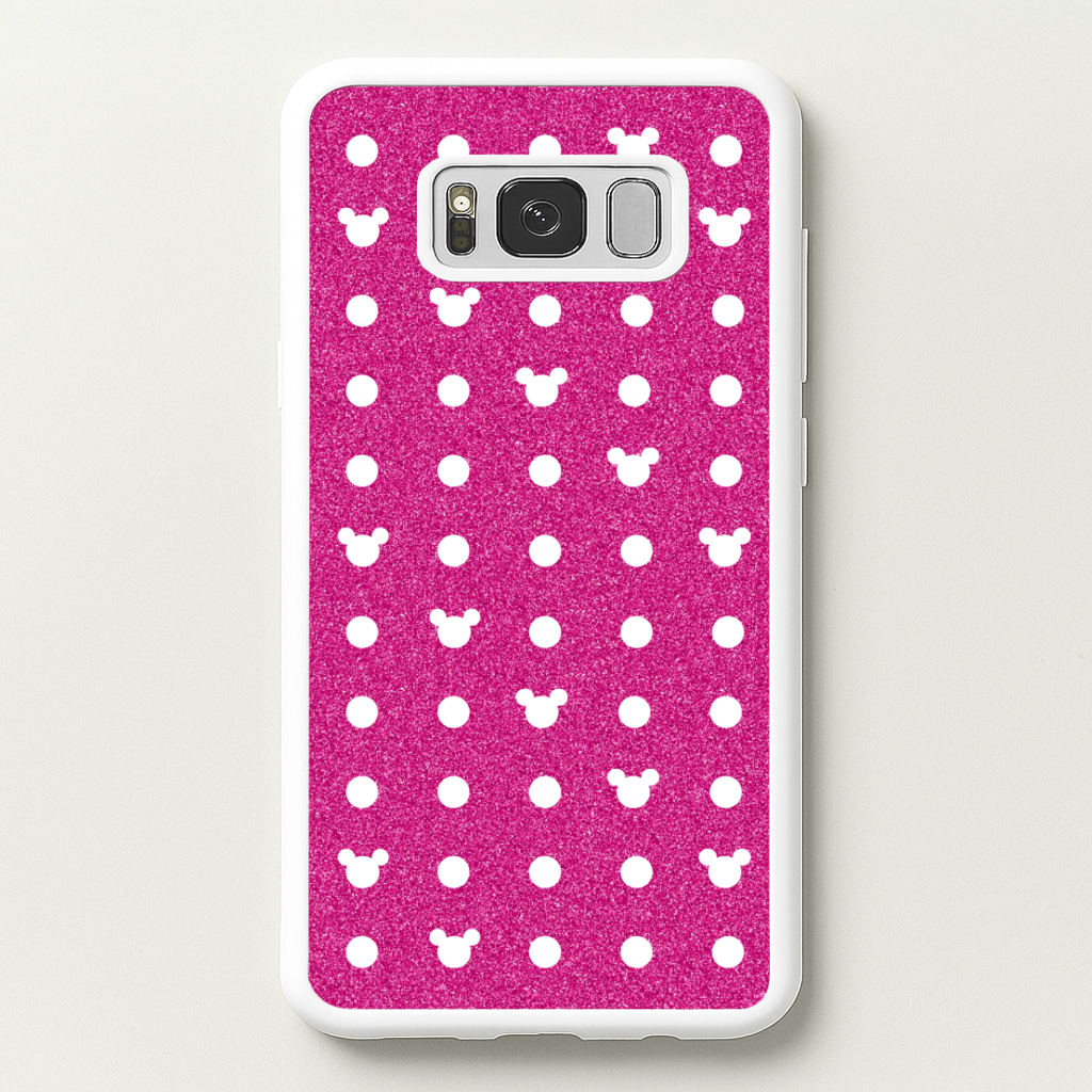 Mickey Polkadot Pink Fairytale  - Disney Phone Case for Galaxy S8
