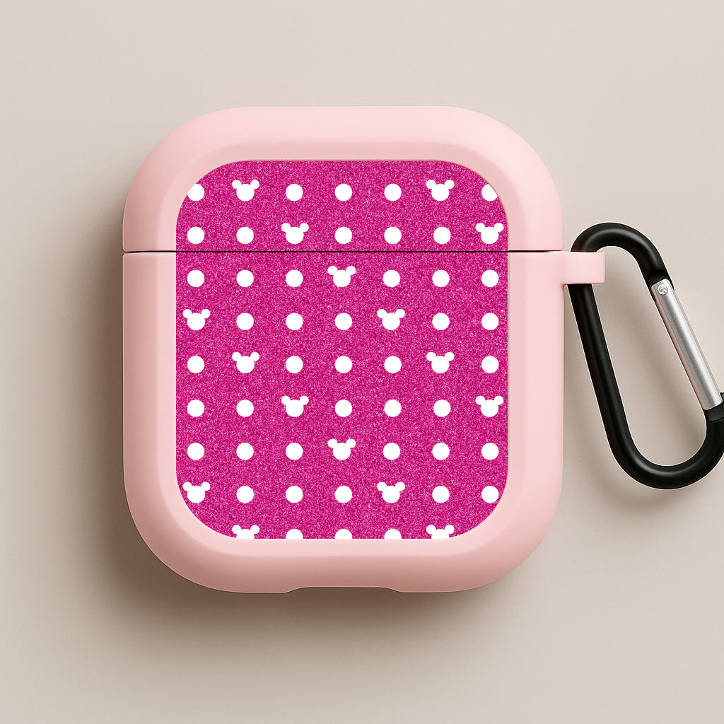Mickey Polkadot Pink Fairytale Pink AirPods Case