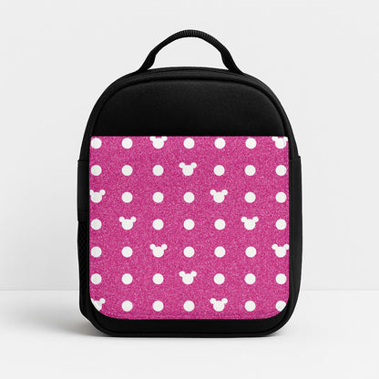 Mickey Polkadot Pink Fairytale Insulated Lunchbox