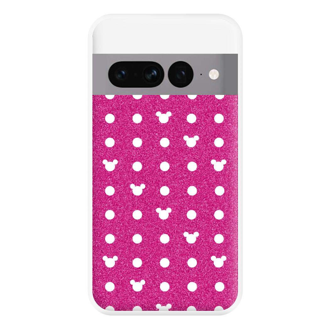 Mickey Polkadot Pink Fairytale Phone Case for Google Pixel 7 Pro