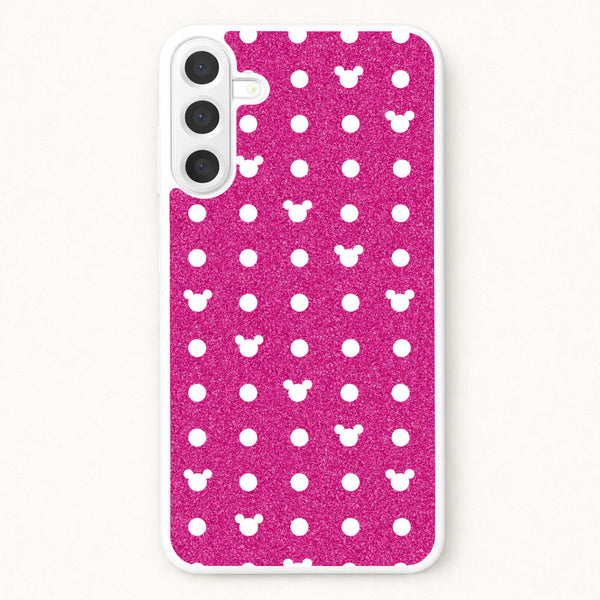 Mickey Polkadot Pink Fairytale Phone Case for Galaxy A37