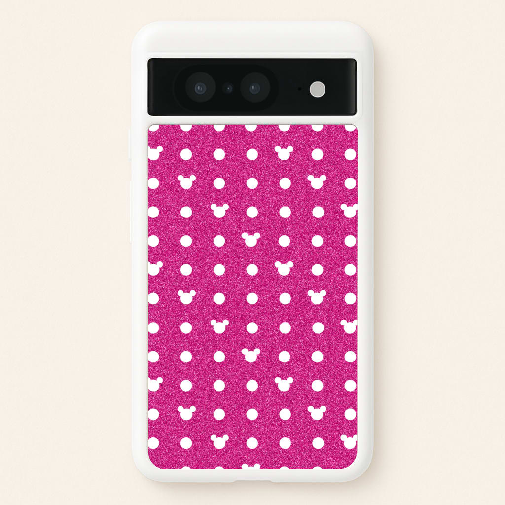 Mickey Polkadot Pink Fairytale  - Disney Phone Case for Google Pixel 8