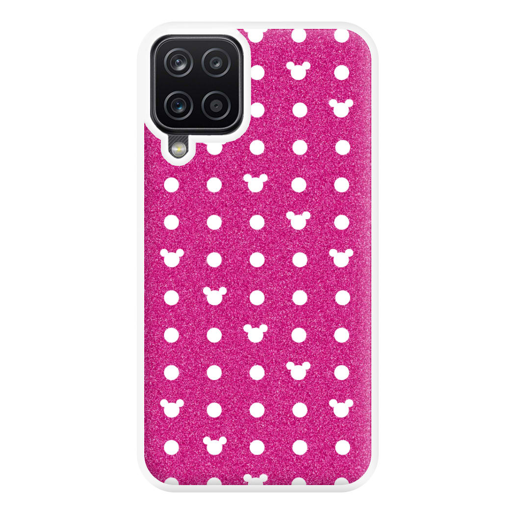 Mickey Polkadot Pink Fairytale Phone Case for Galaxy A12