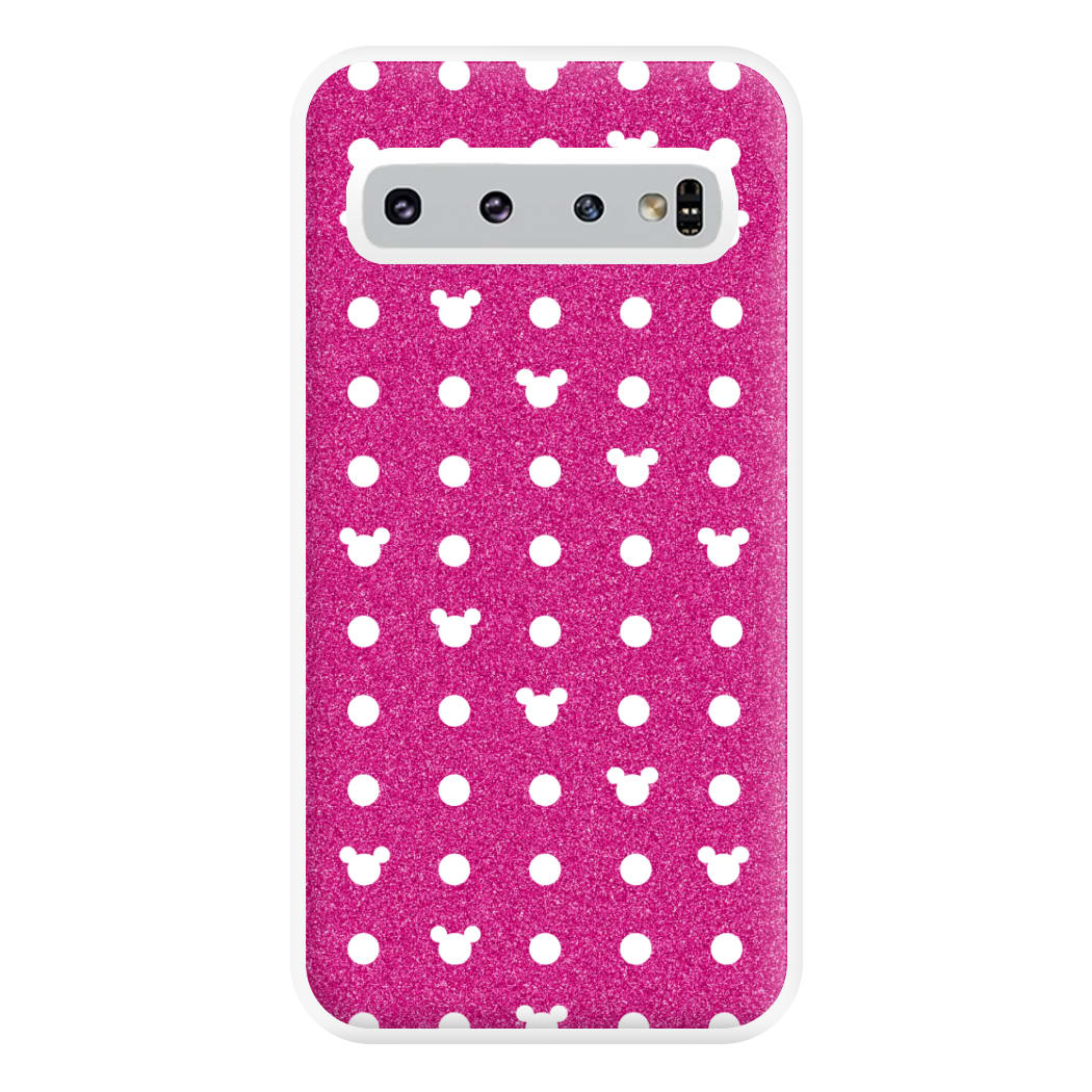 Mickey Polkadot Pink Fairytale Phone Case for Galaxy S10 Plus