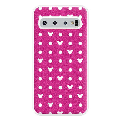 Mickey Polkadot Pink Fairytale Phone Case for Galaxy S10 Plus