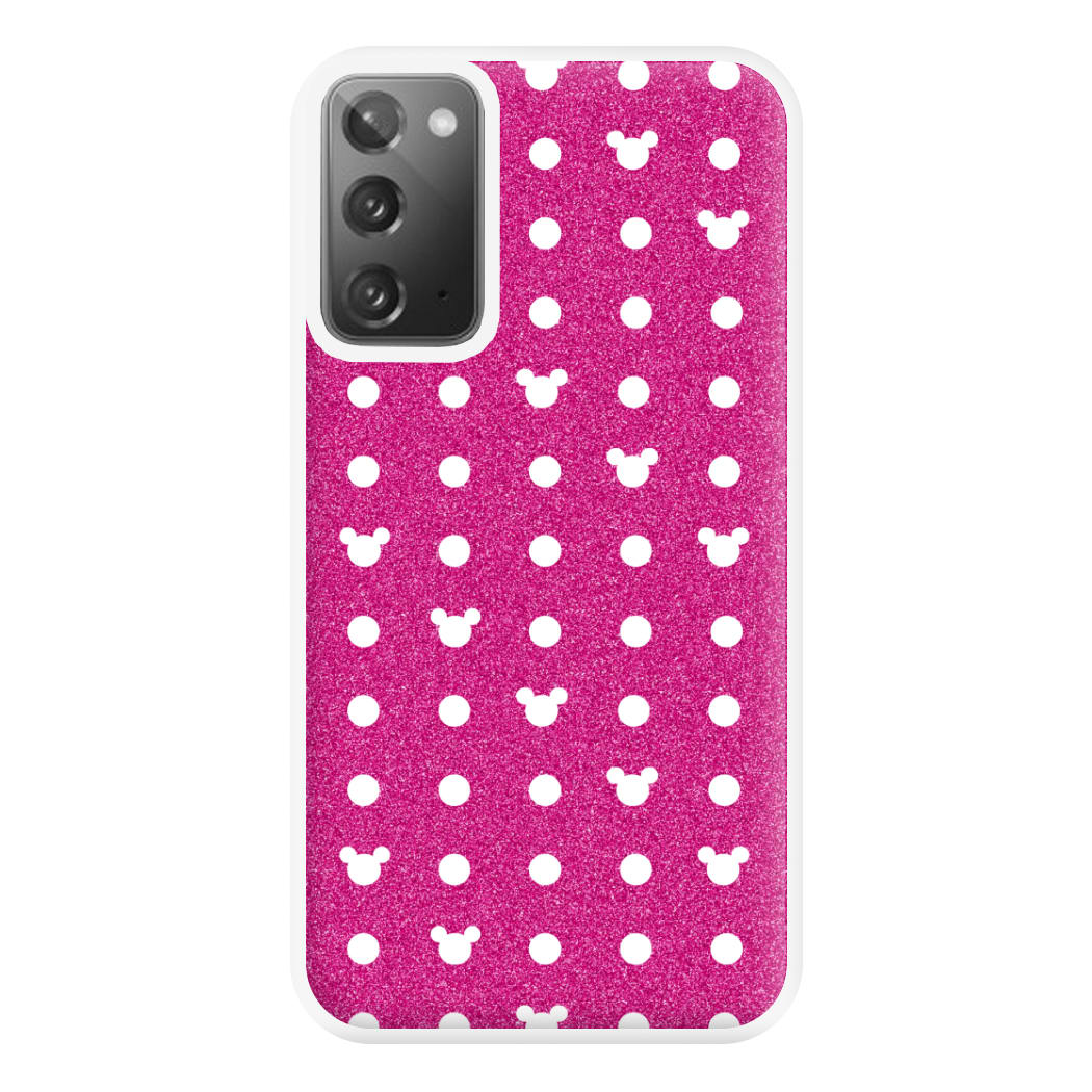 Mickey Polkadot Pink Fairytale Phone Case for Galaxy Note 20 Ultra