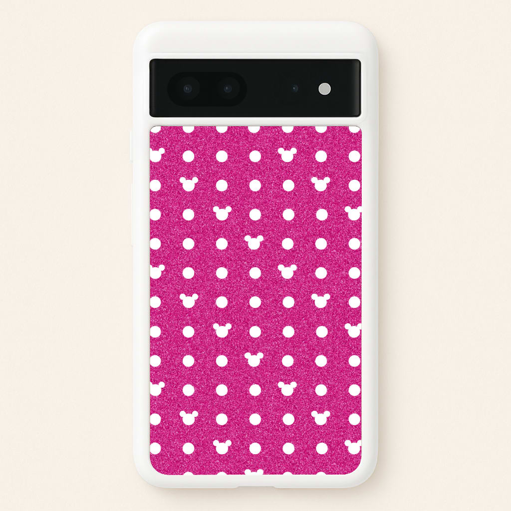 Mickey Polkadot Pink Fairytale  - Disney Phone Case for Google Pixel 7