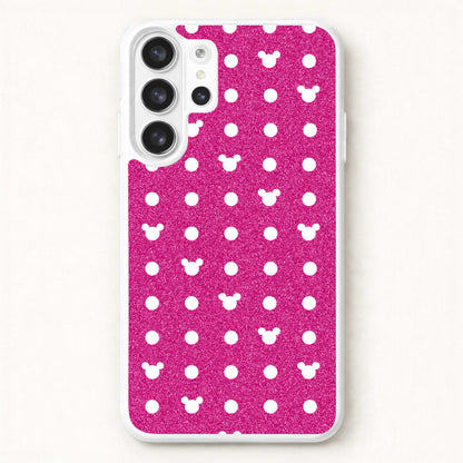 Mickey Polkadot Pink Fairytale Phone Case for Galaxy S26 Ultra
