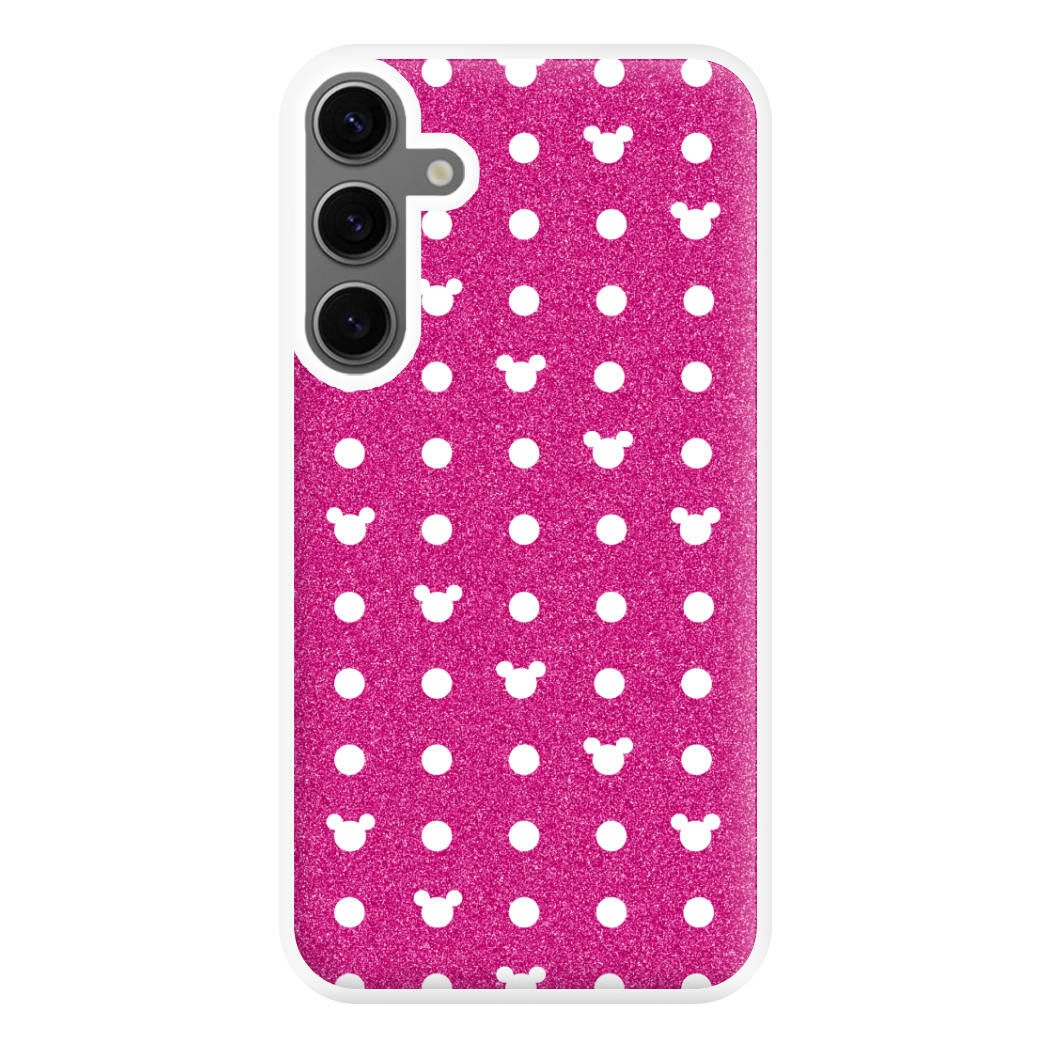 Mickey Polkadot Pink Fairytale Phone Case for Galaxy S24FE