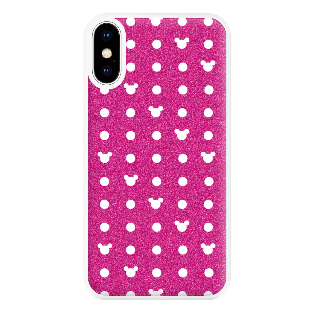 Mickey Polkadot Pink Fairytale Phone Case for iPhone XS Max