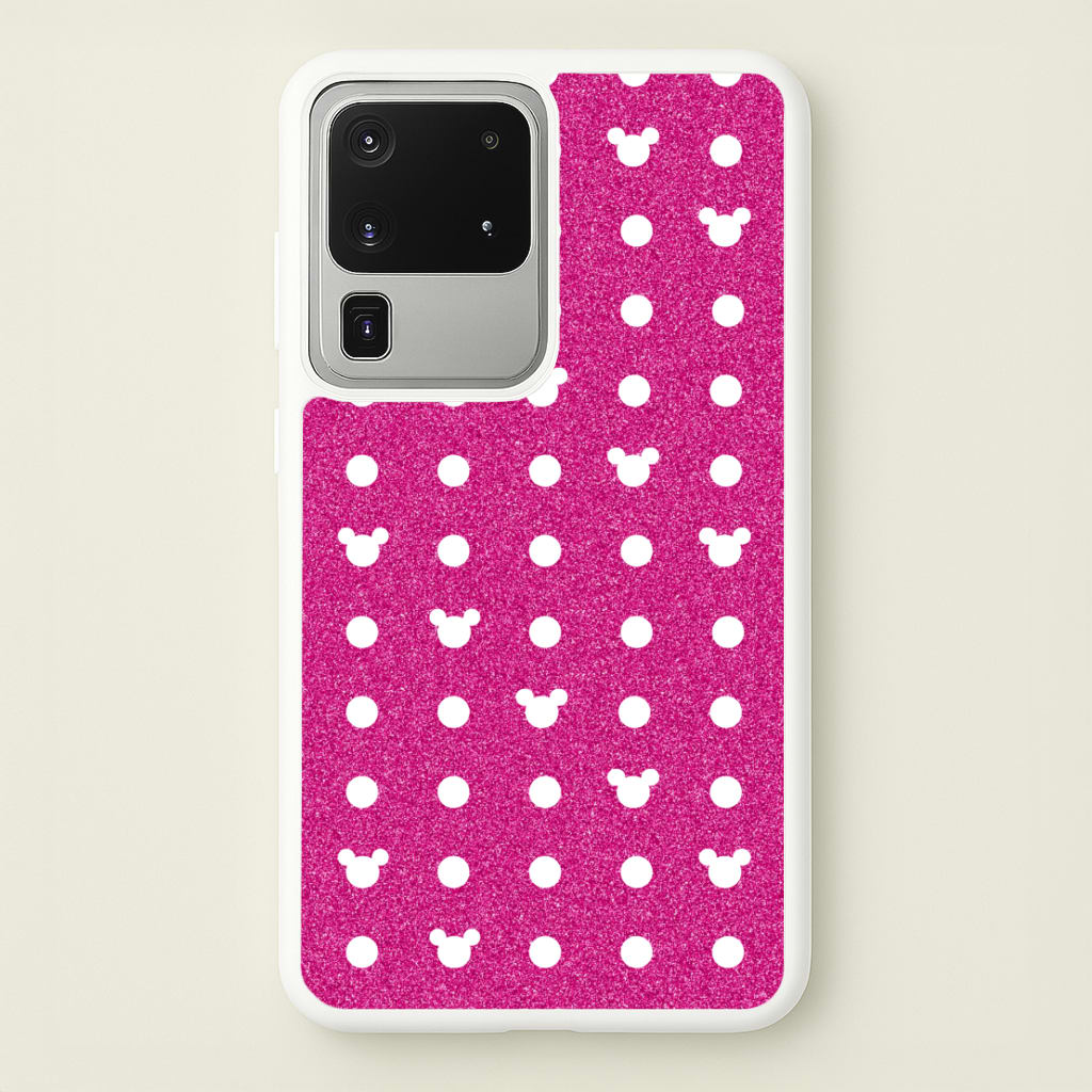 Mickey Polkadot Pink Fairytale  - Disney Phone Case for Galaxy S20 Ultra