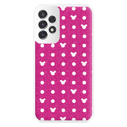 Mickey Polkadot Pink Fairytale Phone Case for Galaxy A53