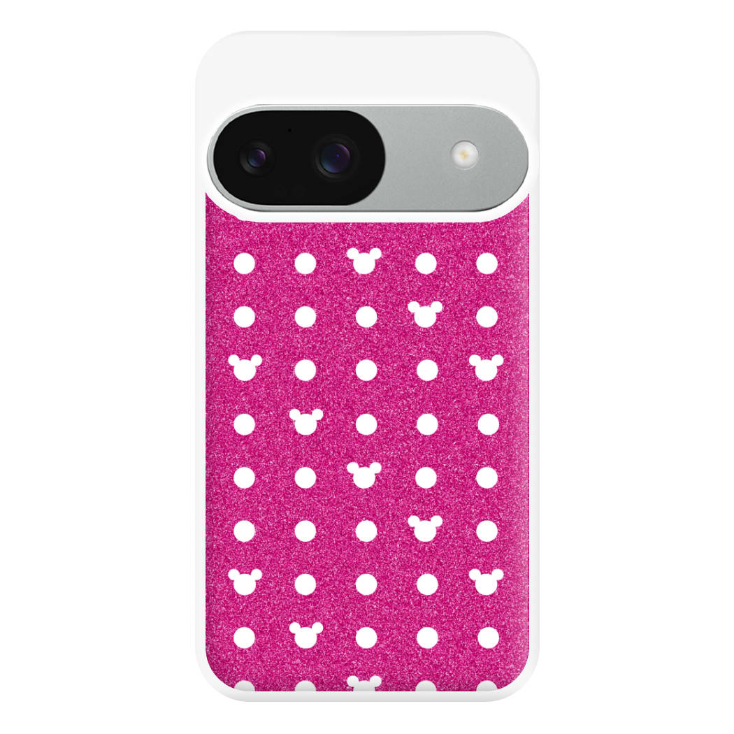 Mickey Polkadot Pink Fairytale Phone Case for Google Pixel 9 / 9 Pro