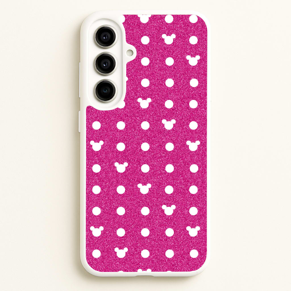 Mickey Polkadot Pink Fairytale  - Disney Phone Case for Galaxy A56