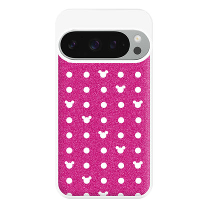 Mickey Polkadot Pink Fairytale Phone Case for Google Pixel 9 Pro XL