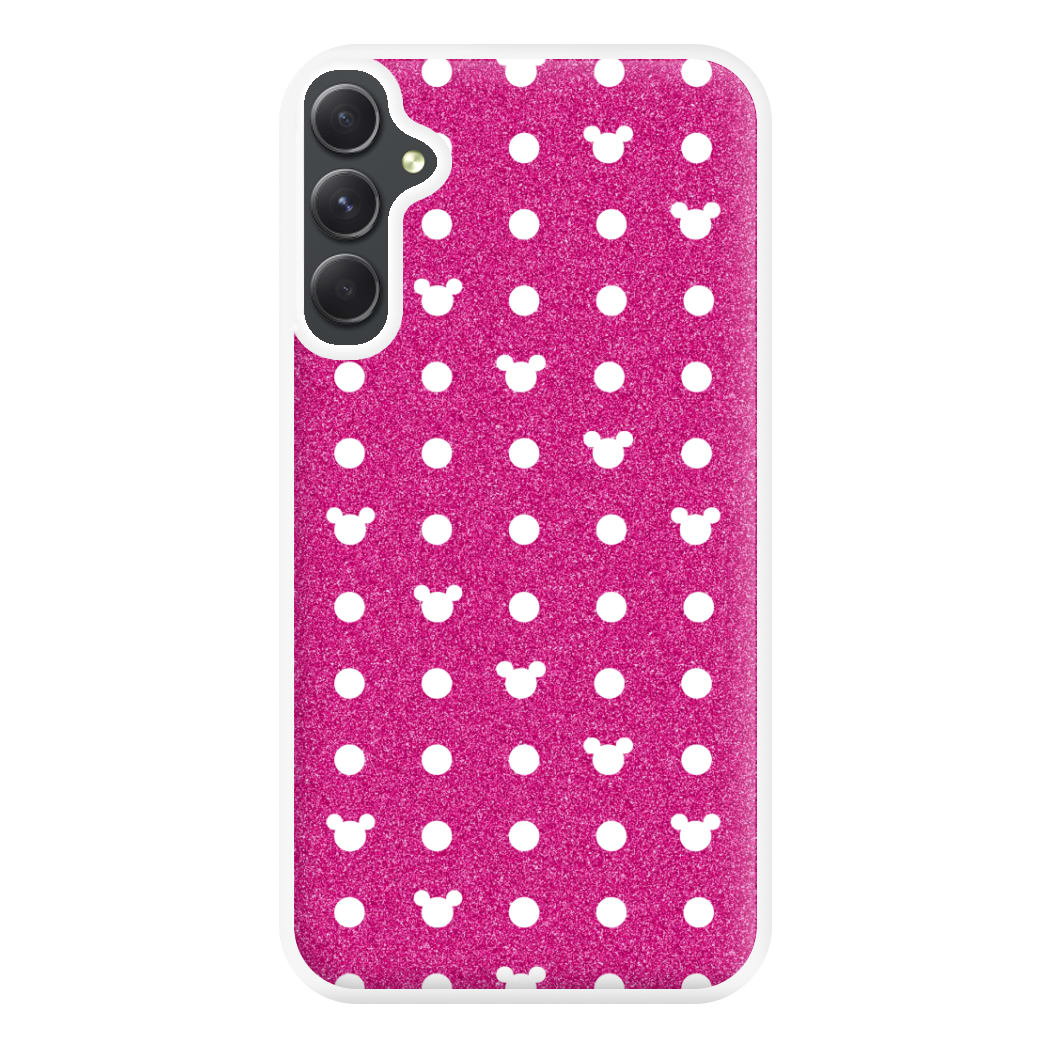 Mickey Polkadot Pink Fairytale Phone Case for Galaxy A14