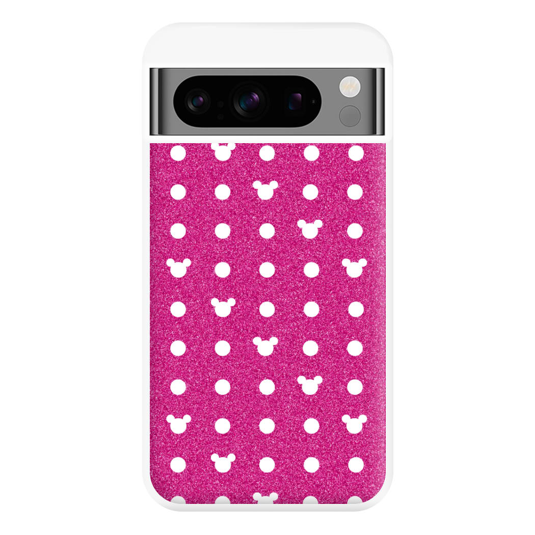 Mickey Polkadot Pink Fairytale Phone Case for Google Pixel 8 Pro