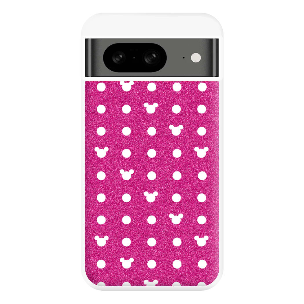 Mickey Polkadot Pink Fairytale Phone Case for Google Pixel 8