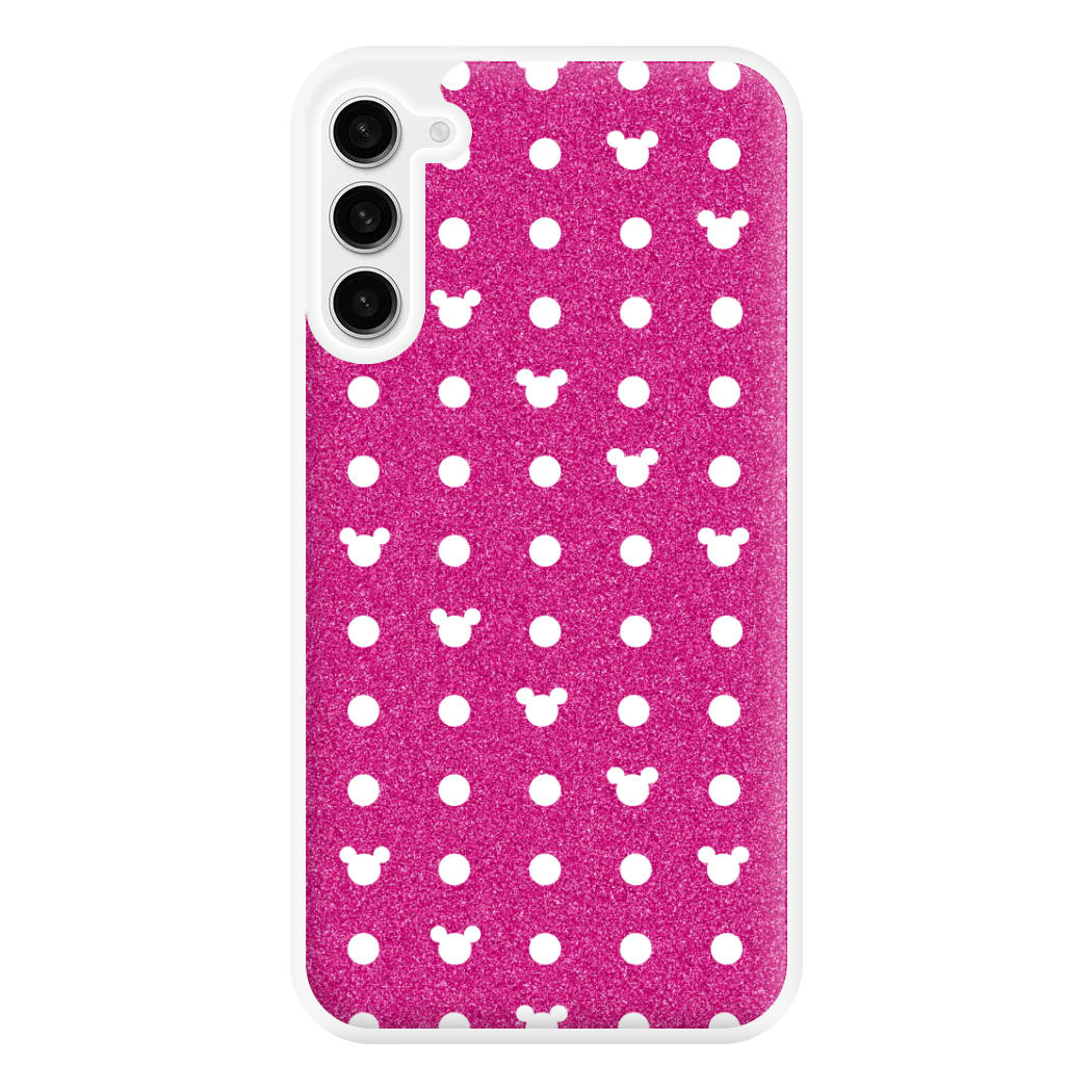 Mickey Polkadot Pink Fairytale Phone Case for Galaxy S23FE