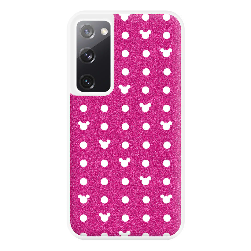 Mickey Polkadot Pink Fairytale Phone Case for Galaxy S20FE