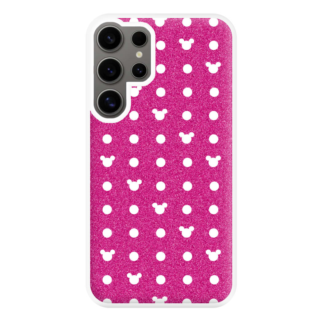 Mickey Polkadot Pink Fairytale Phone Case for Galaxy S24 Ultra